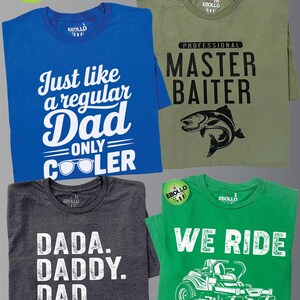 papa - Je suis le préféré de papa | Cadeau fête des pères - Chemises rigolotes pour homme - Chemise pour papa Chemise papa - Chemise rigolote image 11