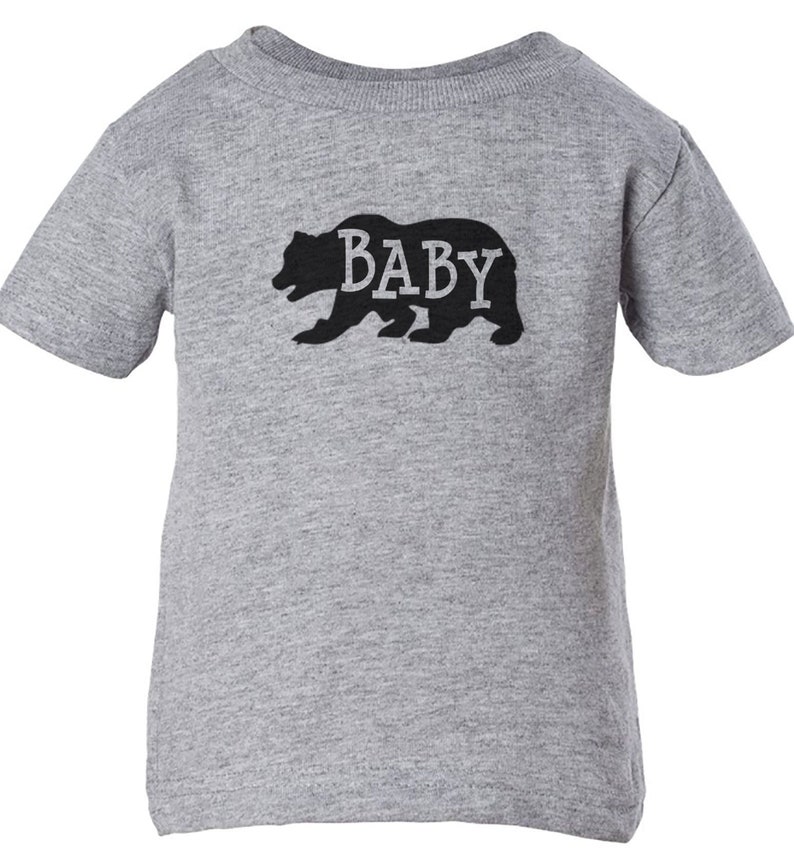 Baby Tee Bear Shirt Mama Bear Tshirt Matching Shirts Toddler Etsy