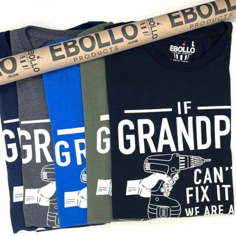 Camiseta divertida para abuelos: "Si el abuelo no puede arreglarlo" imagen 9