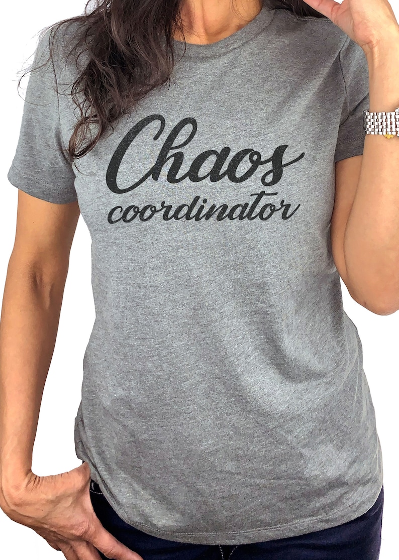 Chaos Coordinator Mothers Day Gift Mom of Boys Mom Shirt Etsy