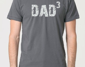 Dad Shirt Husband Gift DAD 3 T Shirt Fathers Day Gift Mens t shirt Dad Gift New Dad Funny T shirts Fathers Day Shirt