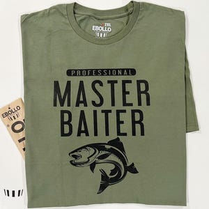 Fishing Gifts for Men | Master Baiter Shirt for Man | Bass Fishing Tshirt - Dad Christmas Gifts - Fishy Tee T-shirt, Husband Shirt, Dad Gift