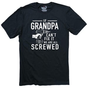 Camiseta divertida para abuelos: "Si el abuelo no puede arreglarlo" imagen 3