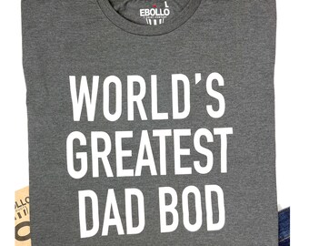 Camiseta "Dad Bod" - Camiseta para marido - Regalo del Día del Padre - Camiseta divertida para hombre - Regalo de hija a papá - Camiseta divertida para entrenar
