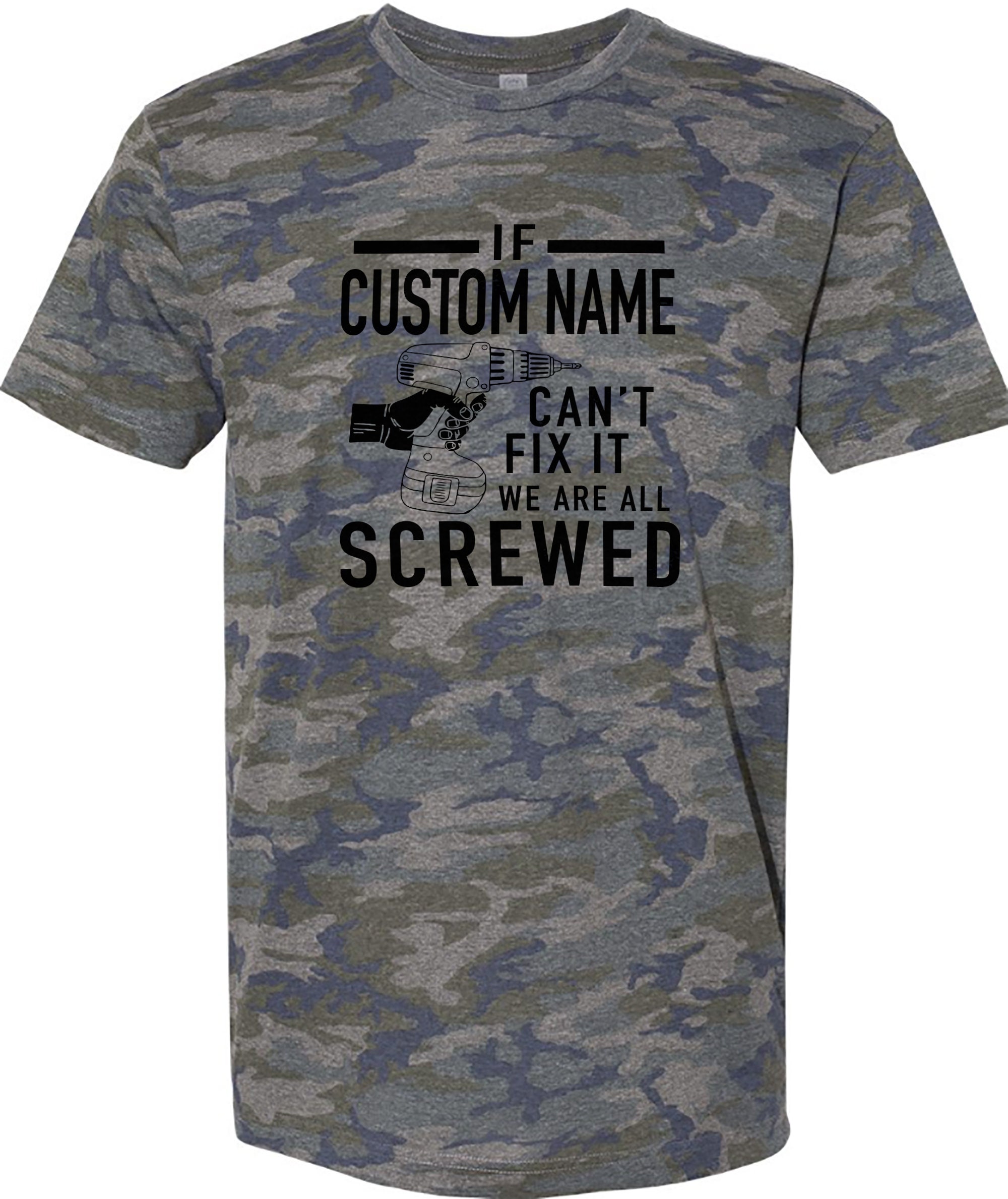 Customized Shirt If Custom Name Can't 
