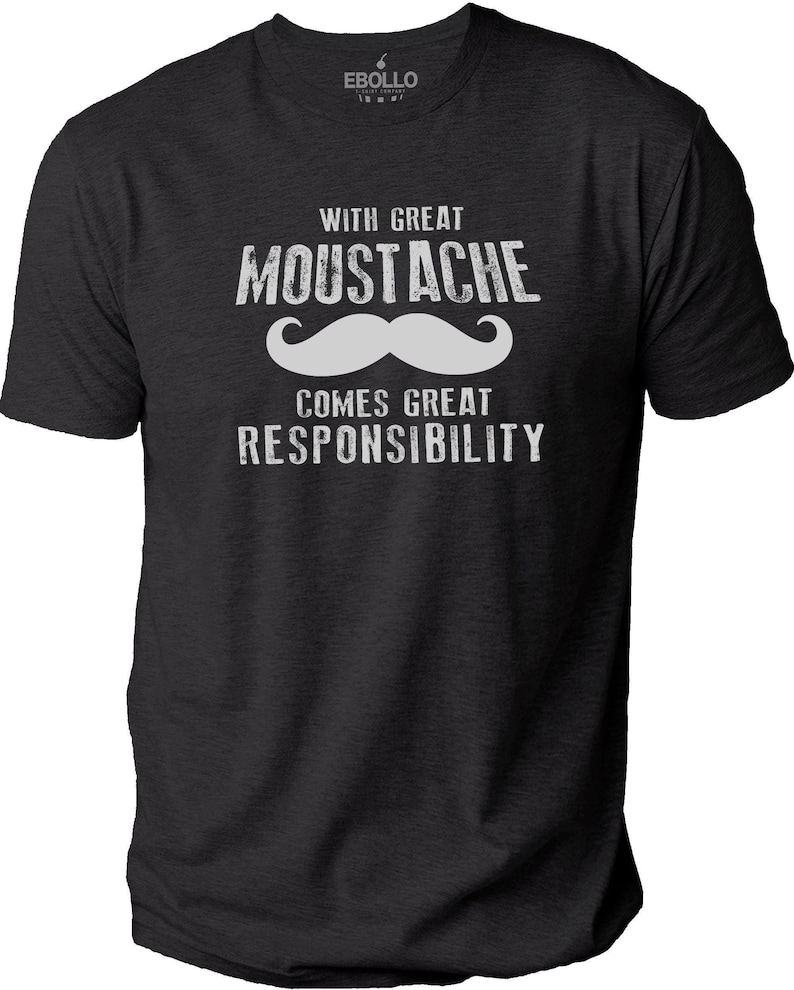 with Great Moustache Shirt - EBOLLO @ Etsy Store