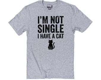 Camiseta divertida para papás amantes de los gatos, Camiseta de regalo "Tengo un gato", Camiseta para el Día del Padre (esposo)