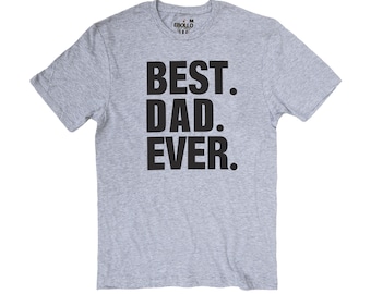 Camiseta para papá - Camiseta "El mejor papá del mundo" - Regalo para el Día del Padre - Regalo para papá - Camiseta divertida para hombre - Regalos para papá - Camiseta divertida