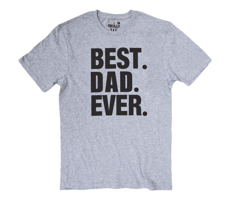 Camiseta para papá - Camiseta "El mejor papá del mundo" - Regalo para el Día del Padre - Regalo para papá - Camiseta divertida para hombre - Regalos para papá - Camiseta divertida imagen 1