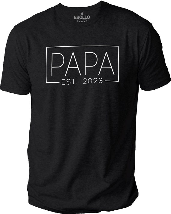 T-shirt for Men | PAPA Est 2026 | Fathers Day Gift - Funny Shirt Men - New Papa TShirt - Gift for Dad - Newborn Tee - Anniversary Gift