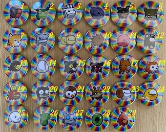Castle Crashers Animal Orb Button Pack
