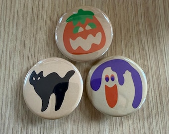 Pillsbury Halloween Cookie Pinback Button Set