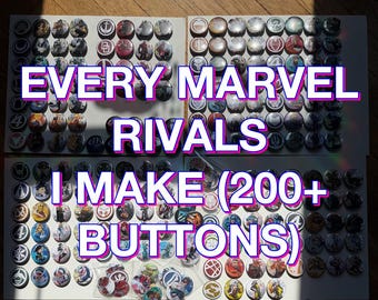 200+ Marvel Rivals Buttons (See Notes!)