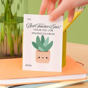 Super Adorable Teacher Appreciation Gift Tags | Thank You Teacher Gift | School Printable Tags | Instant Download PDF