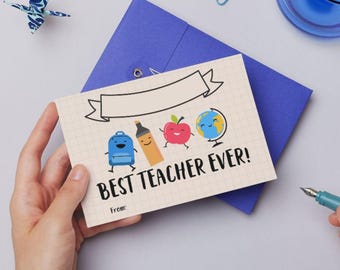Teacher Appreciation Gift Tags | Printable Thank You Labels (Instant Download)