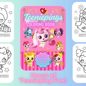 Teenieping Coloring Pages | 50+ Printable Activity Sheets | Instant Digital Download | Fun Kids Party Printables