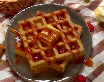 Buttery Waffle Scented Soy Candle - 6oz Food Candle