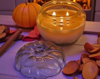 Pumpkin Chai Soy Wax Candle | 14oz Cozy Fall Home Decor