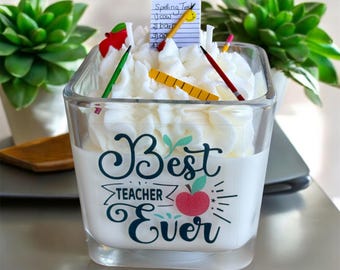 Teacher Candle | Teacher Gift | Unique Gift | Unique Candle | Teacher Life | Teacher Appreciation