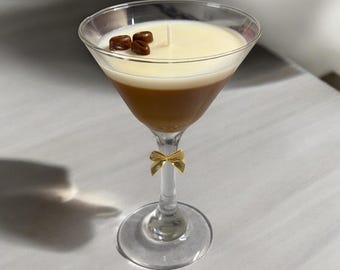 Espresso Martini Sojawachs Kerze - Geschenk für Kaffeeliebhaber (12 Unzen)