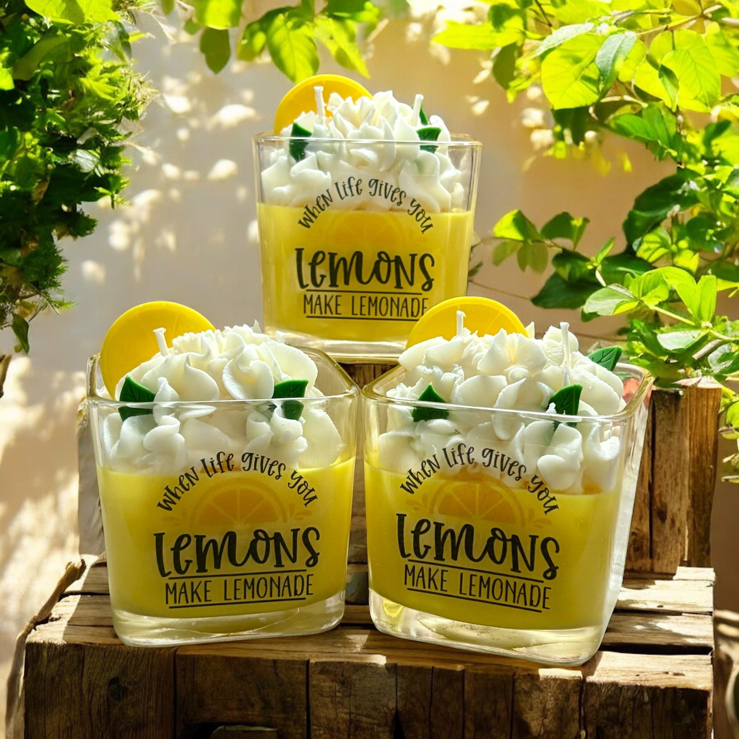 Lemon Candle | Spring Candle | Summer Candle | Aromatherapy | Scented Candle | Candle