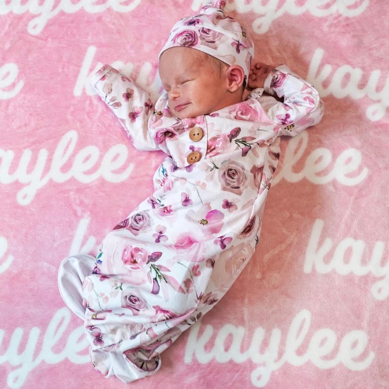 Personalized Name Blanket, Plush Fleece Baby Shower Gift