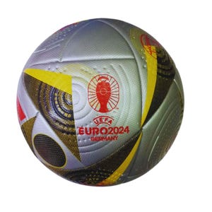 Euro 2024 Germany Match Ball Size 5 - Premium Thermal Bonded Football, Durable Training Soccer Ball for Kids & Adults