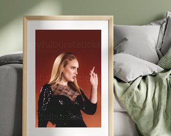 Adele Music Poster | adele wall print | adele wall decor | adele merch | adele prints | adele wall decor | digital print
