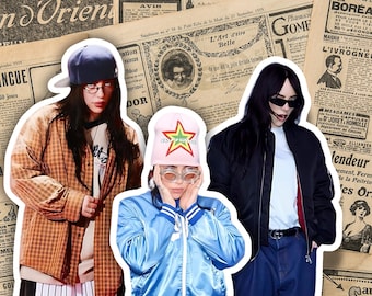 Billie-stickervel | 28 unieke stickers | 2 pagina's | Fanart-stickers voor laptops, bidons | Direct downloaden