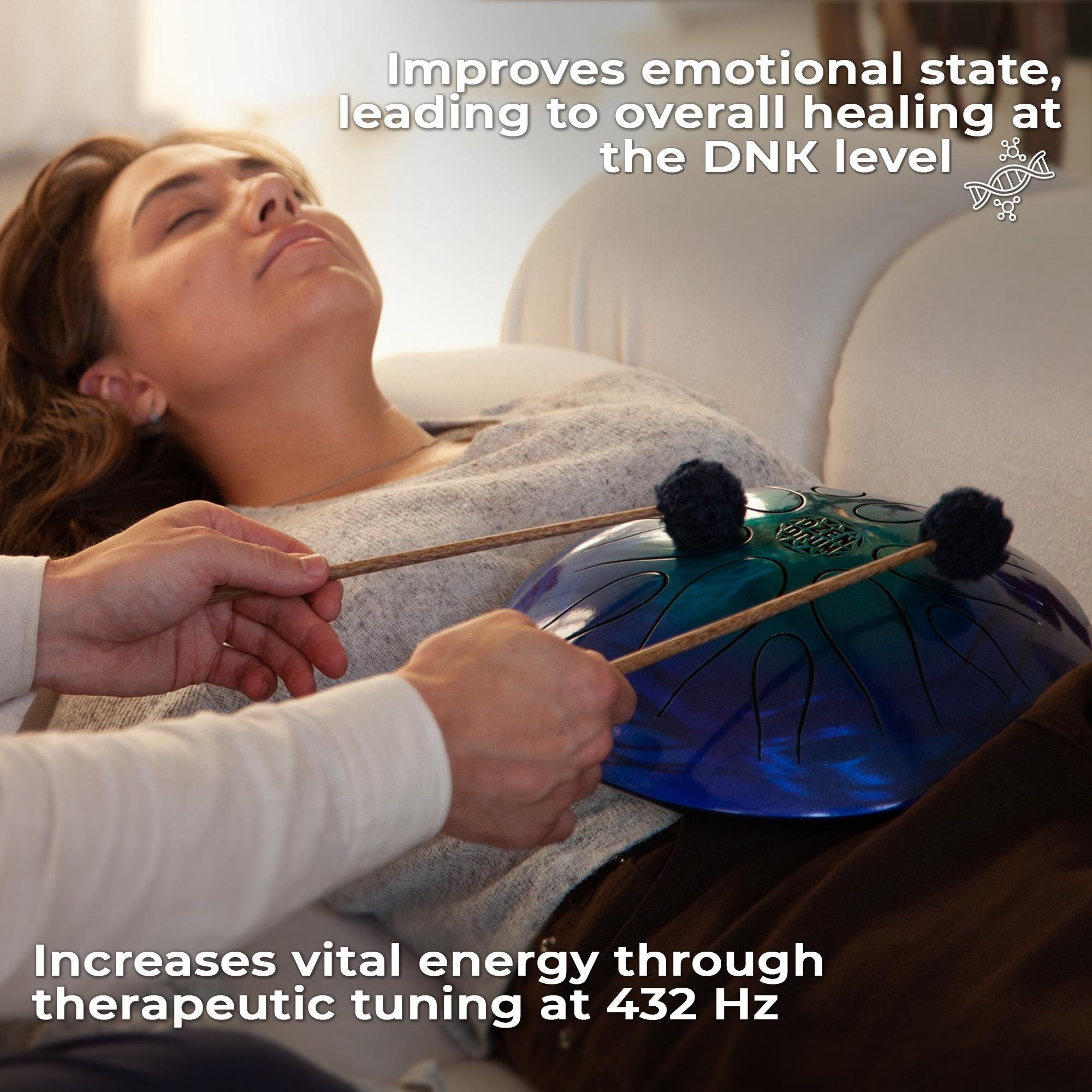 432Hz オーロラ スチールタングドラム - 北極サウンドヒーリング楽器