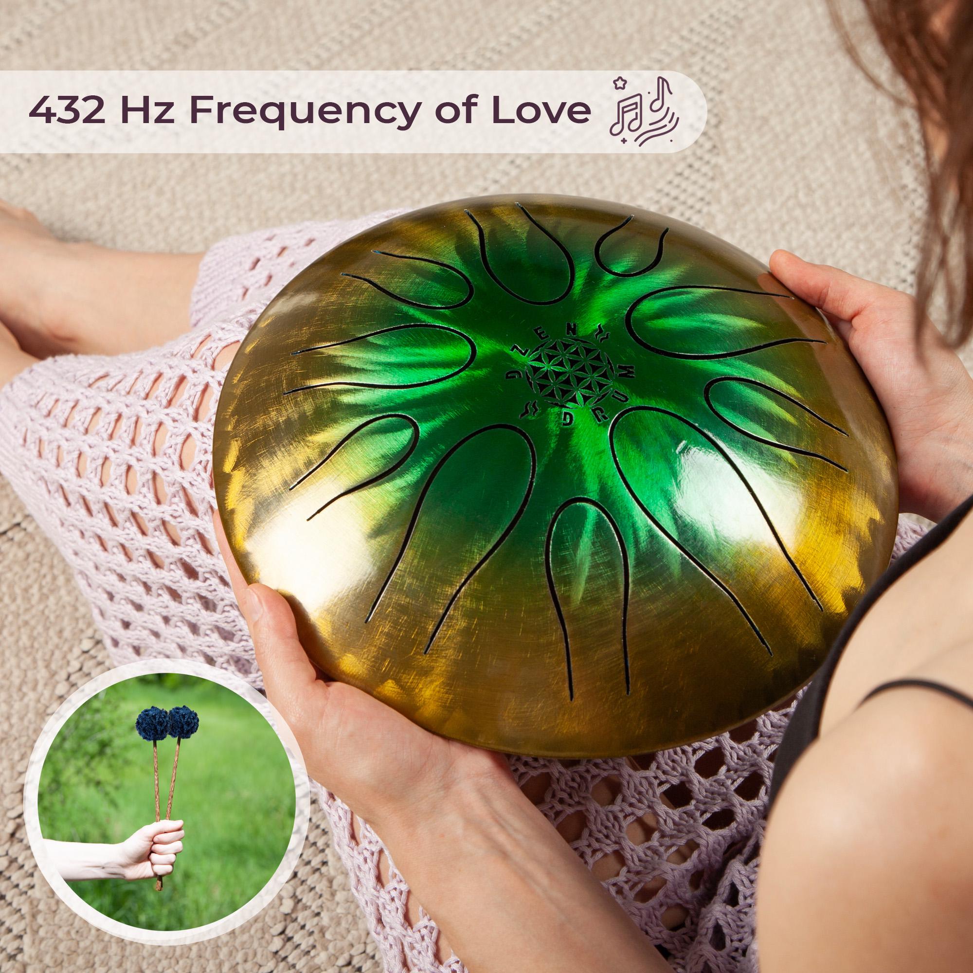 432Hz オーロラ スチールタングドラム - 北極サウンドヒーリング楽器