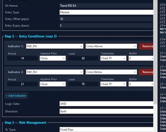 MetaTrader EA Builder – MT4 & MT5 Expert Advisor Generator Offline with Source Code