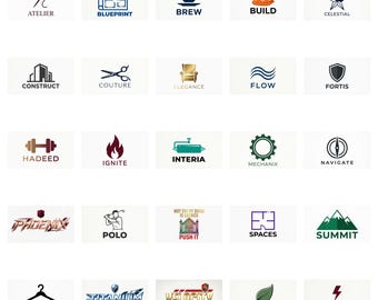 25+ professionele logobundel - minimalistische zakelijke brandingkit - direct downloaden