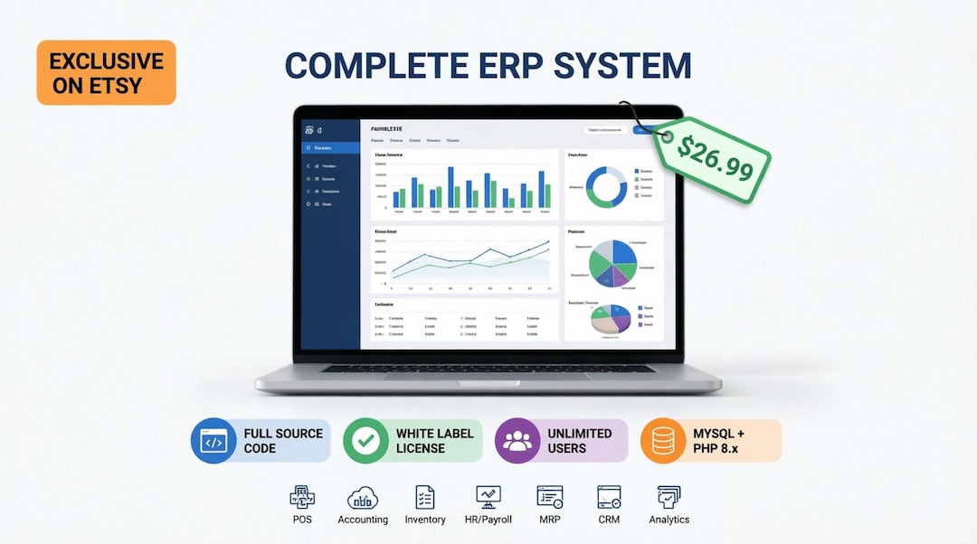 POS ERP Software With Source Code | Inventory, Accounting, HR Payroll ...