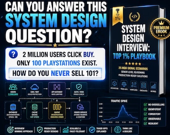 System Design Interview Playbook | FAANG Prep Ebook for Senior Software Engineers
