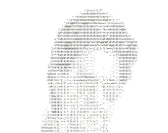 Onbeperkte aangepaste ASCII-portretgenerator