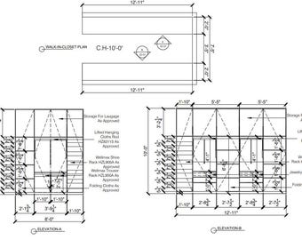 Professionele 2D-cadplannen voor architectuur en interieur in AutoCAD