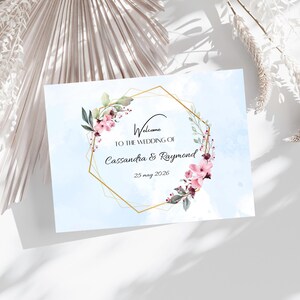 Printable Wedding Card, Instant Download, Digital Wedding Card, Editable Wedding Invite, Greeting Card, Wedding Template, DIY Wedding Card