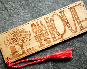 Love Bookmark, All You Need Is Love