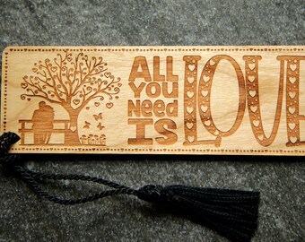 Love Bookmark, All You Need Is Love