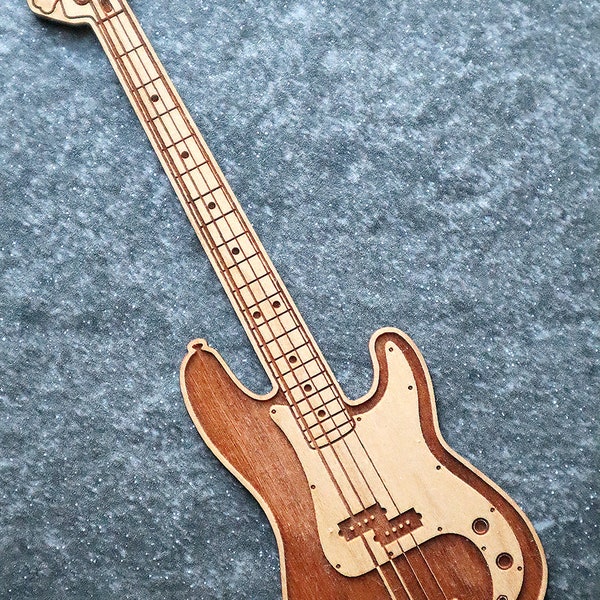Bass Guitar Bookmark, P Bass Style Bookmark, Guitar Gift