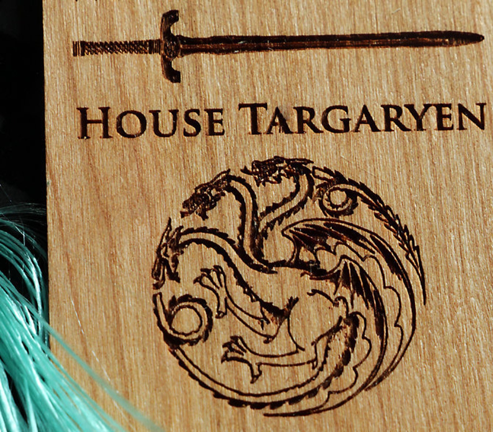 Game Of Thrones Style Bookmark GOT Bookmark GOT Wood Etsy