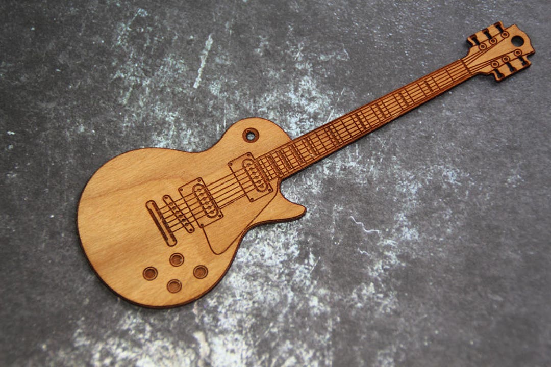 Guitar Shaped Bookmark, Guitar Gift, Music Gift, Music Bookmark, Les