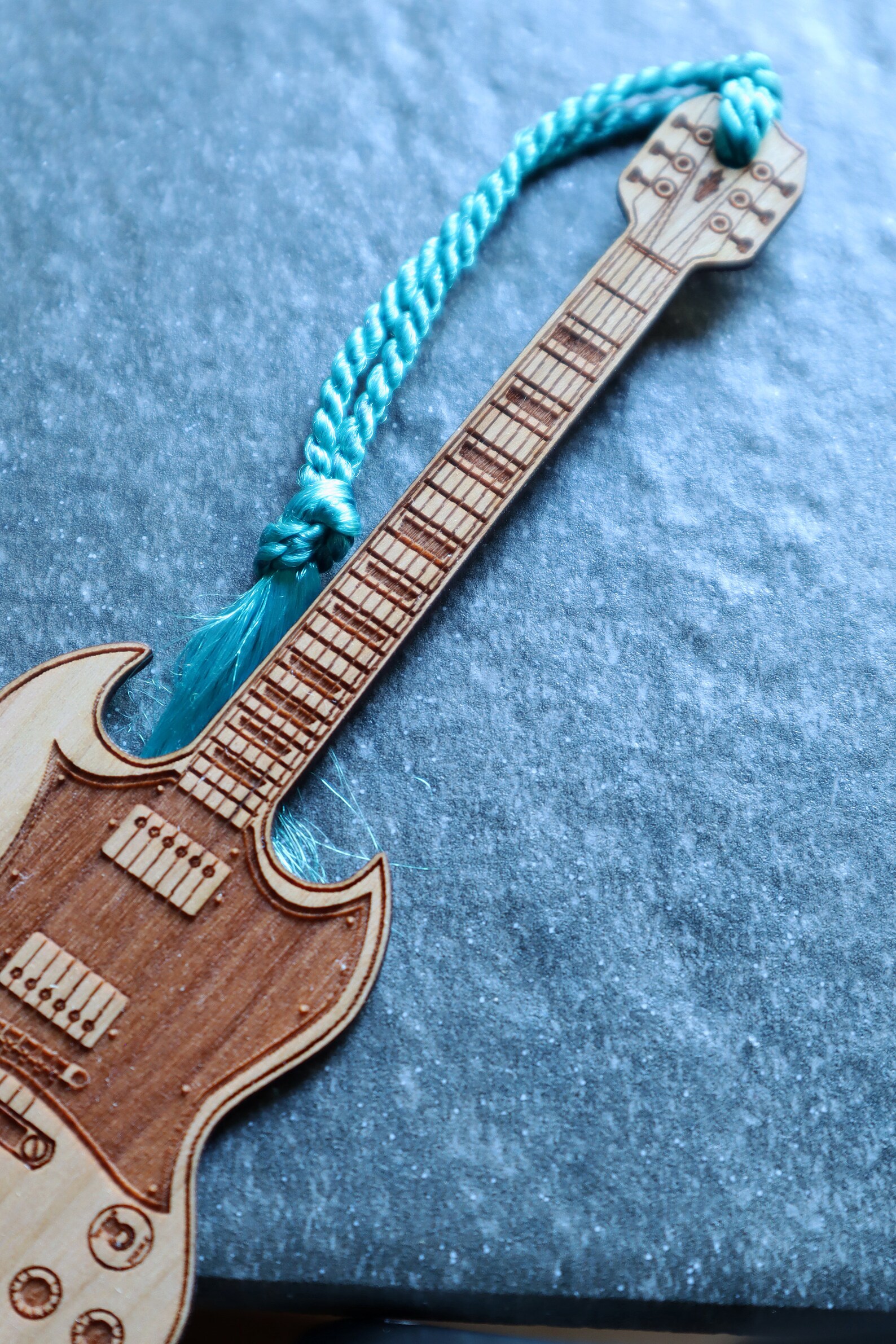 Sg Guitar Style Bookmark SG Bookmark Guitar Bookmark Music Etsy