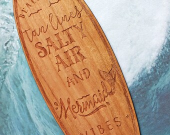 Surfboard Bookmark, Mermaid Bookmark, Surfboard, Surfer Gift, Bookmark