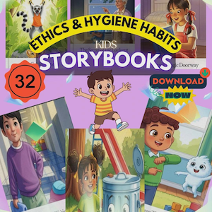 32 Ethiek Hygiëne en goede gewoonten Verhalenboekenbundel voor kinderen, sociaal-emotionele verhalen en verhalen voor het slapengaan Onderwijsverantwoordelijkheid, leerboeken voor kinderen