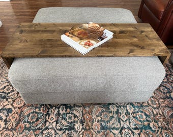 OJM Customs:  Solid Wood Ottoman Table