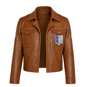 Veste inspirée du Régiment des Éclaireurs, Patch Wings of Freedom, Veste Cosplay Anime, Style Militaire, Cadeau Unisexe