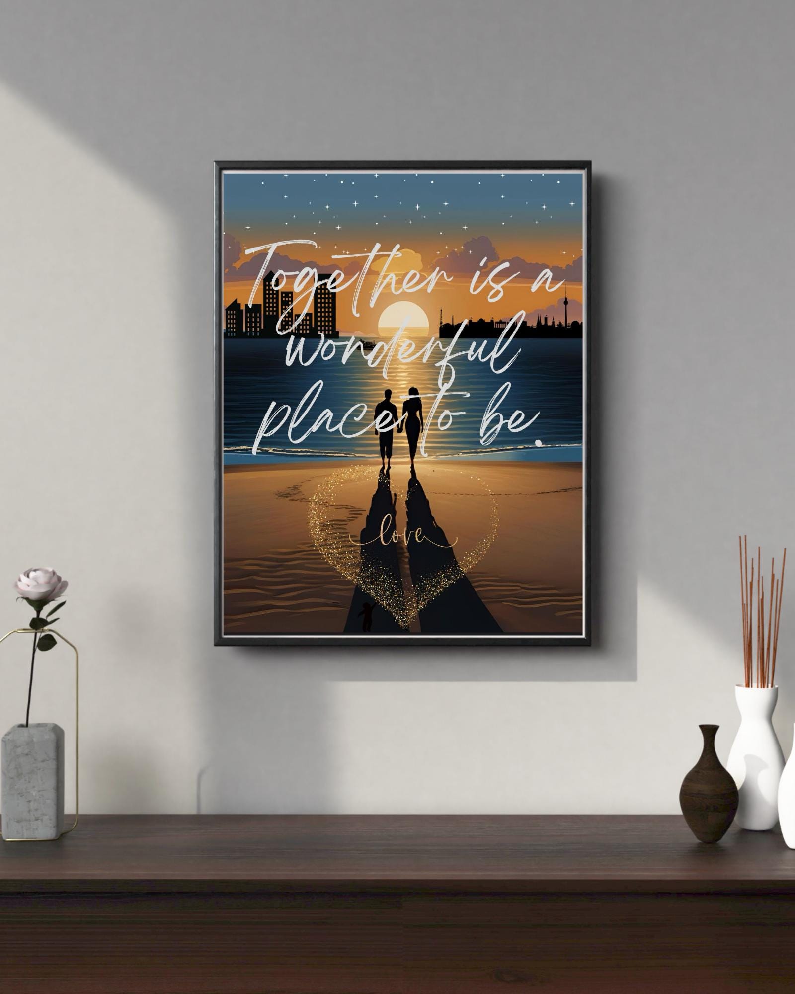 Couple quote poster - Etsy Österreich, image size:1600x2000