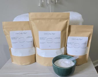 Detergente en polvo natural, apto para pieles sensibles, ecológico, no tóxico, seguro para fosas sépticas, con múltiples aromas y opciones de peso, aroma 100 % a aceite esencial.